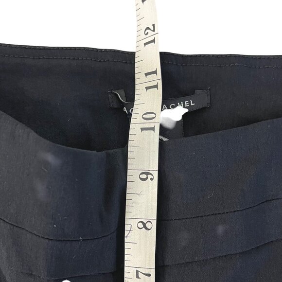 Zac & Rachel Womens Black Pull-On Straight-Leg Ankle Pants Size 10 Nylon Blend - Picture 10 of 11